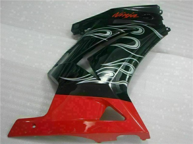 Carenado Kawasaki EX250 08-12 - Negro Rojo Ninja
